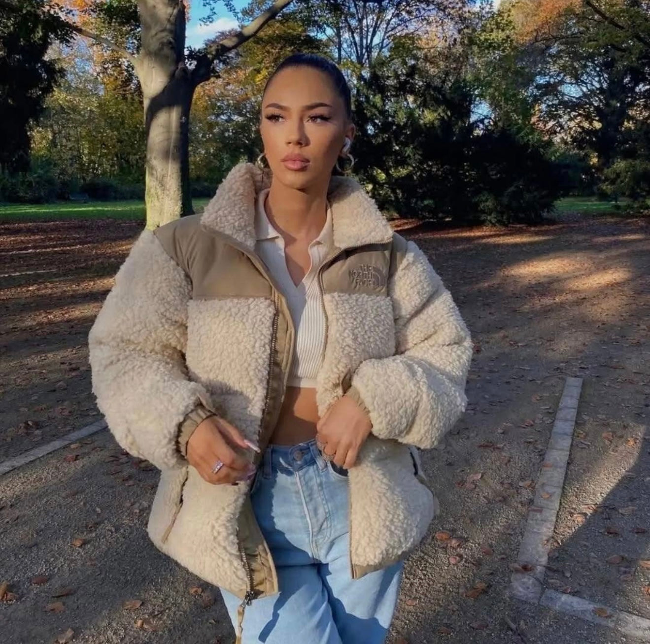 NorthF Fluffy Puffer Coat