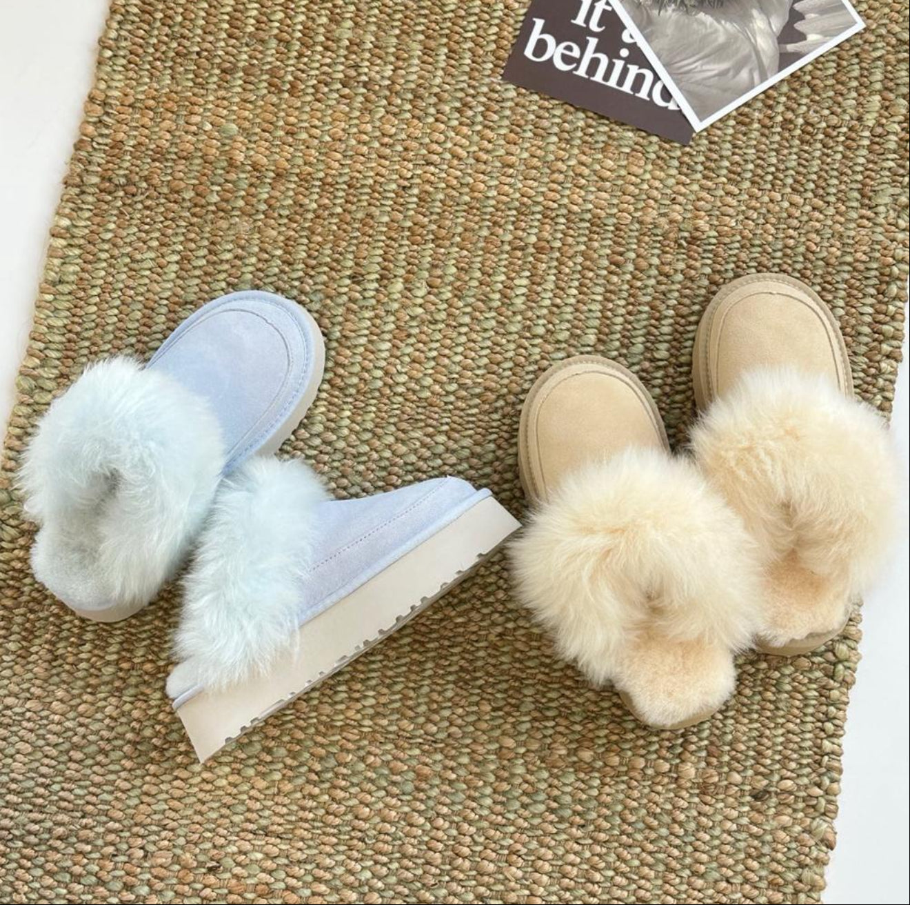 Uggé Platform Slippers